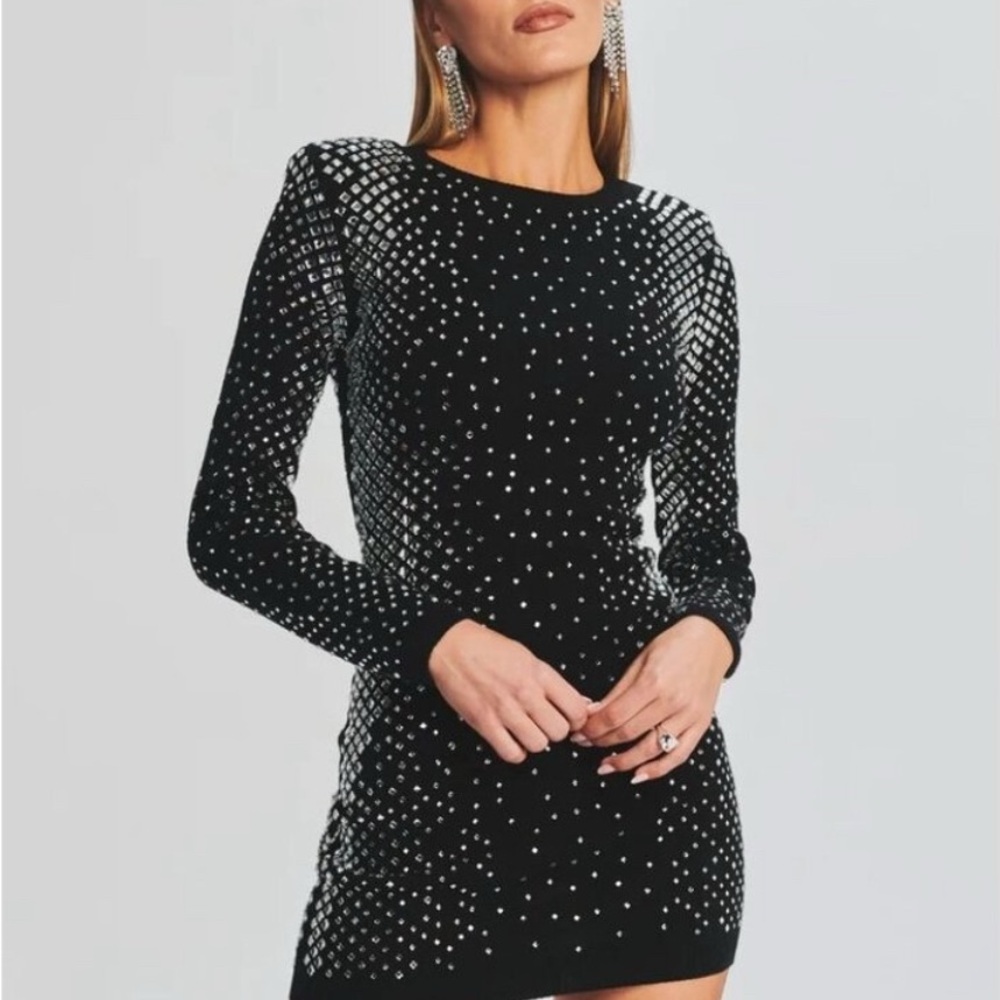 Retrofete Velma studded sweater dress